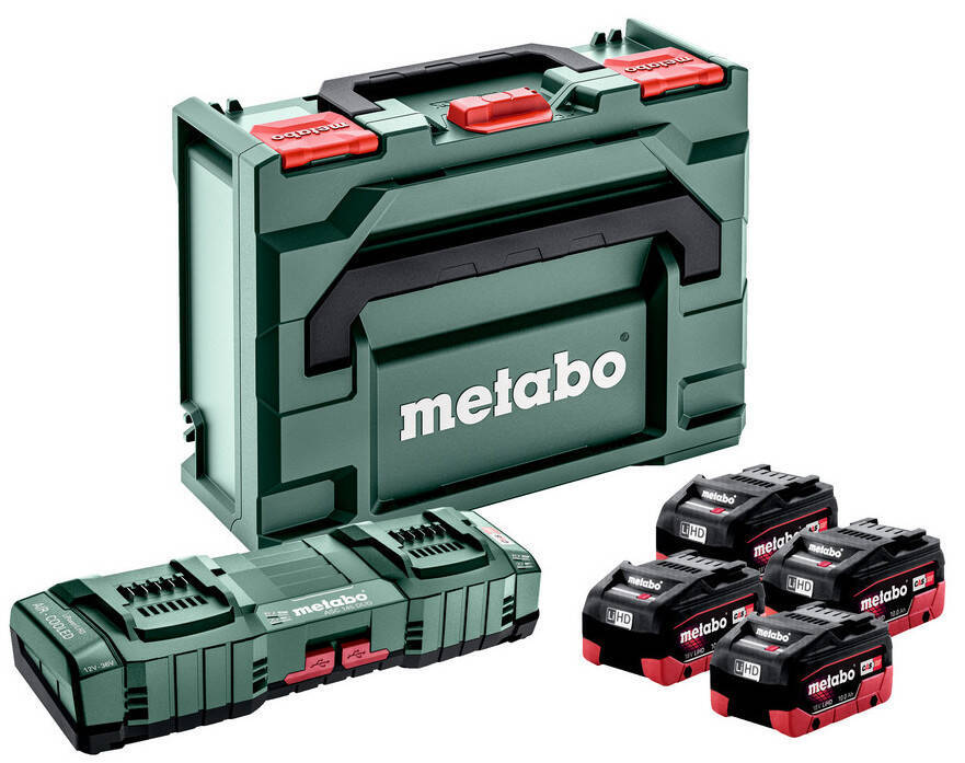 Metabo 685143000 Zestaw 4X LIHD 10 AH + ładowarka