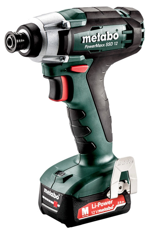 Metabo PowerMaxx SSD 12 Zakrętak udarowy 2 x 2Ah