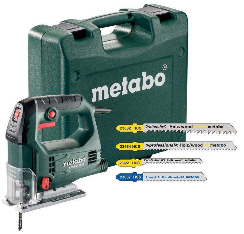 Metabo STEB 65 Quick Wyrzynarka + 20 Brzeszczotów