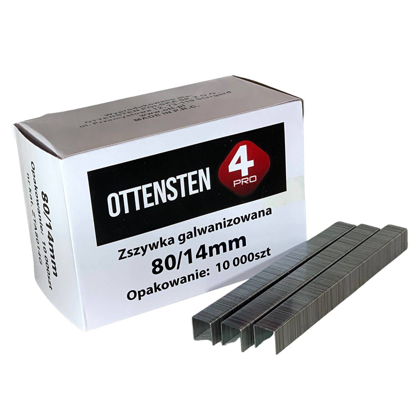 Ottensten ZSZYWKI TAPICERSKIE TYP80 14mm 10000 szt