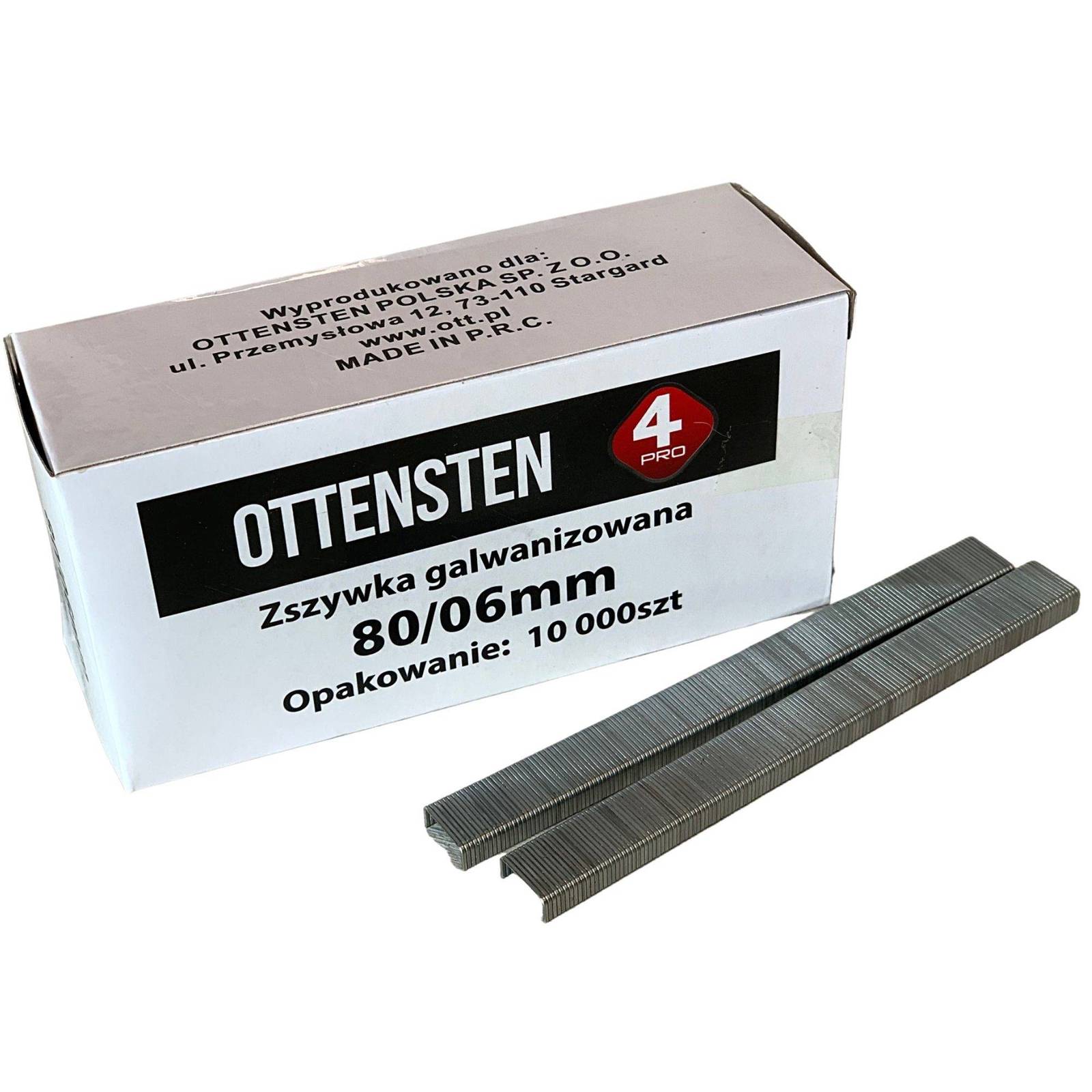 Ottensten ZSZYWKI TAPICERSKIE TYP80 6mm 10000 szt.