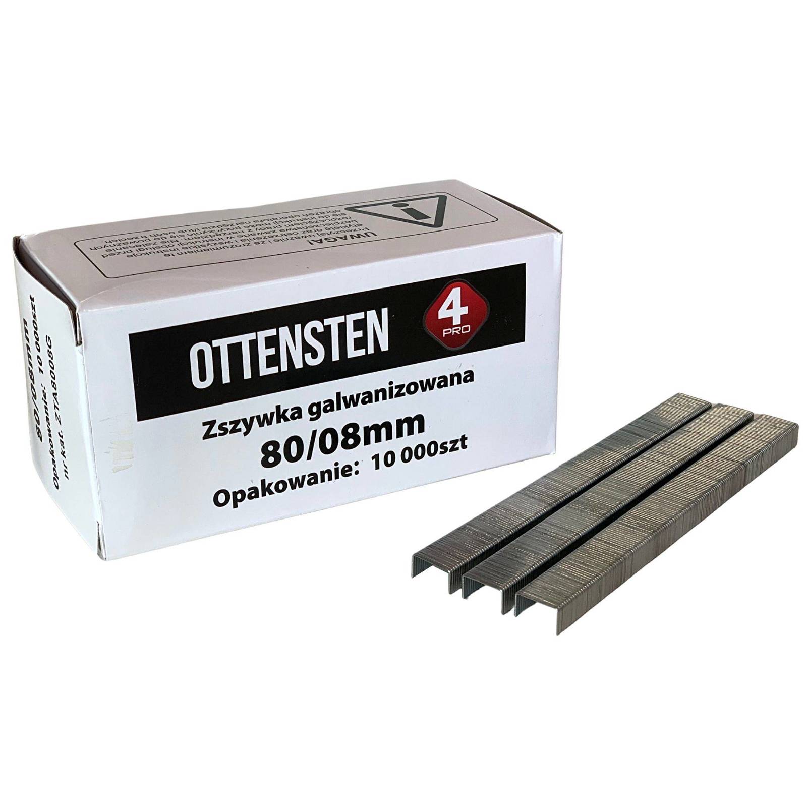 Ottensten ZSZYWKI TAPICERSKIE TYP80 8mm 10000 szt.