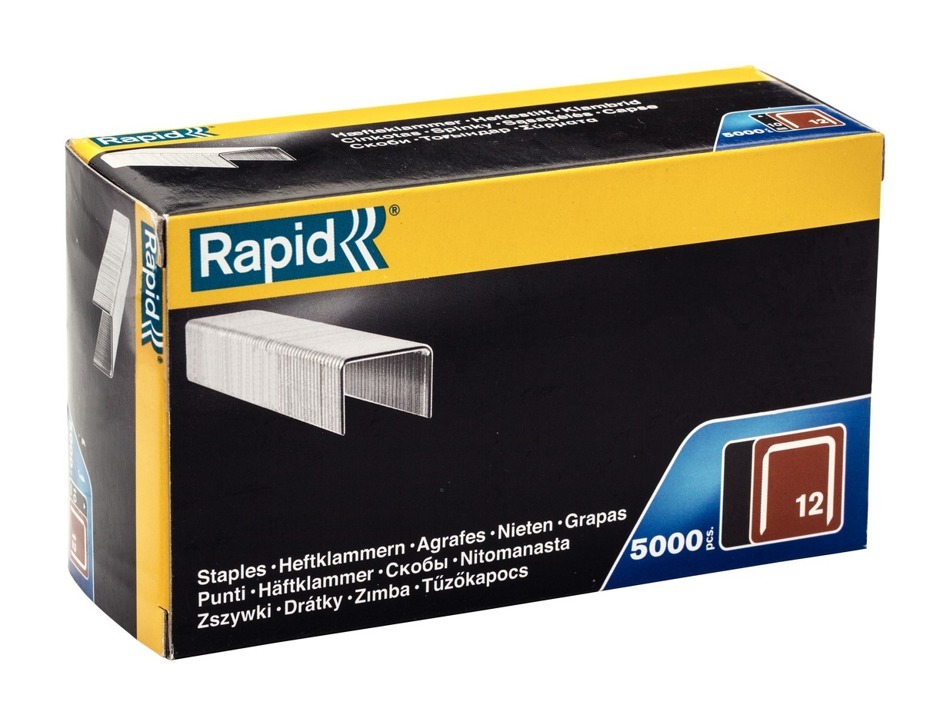 Rapid 40100519 Zszywki 12/10mm 5000 szt. Box