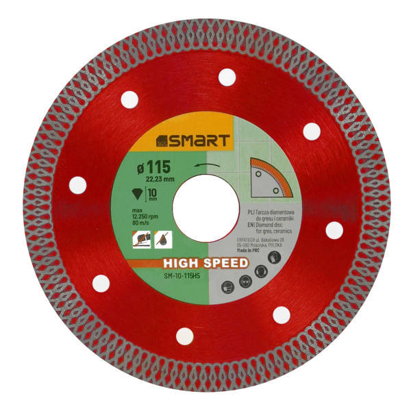 Smart SM-10-115HS Tarcza diamentowa do ceram 115mm