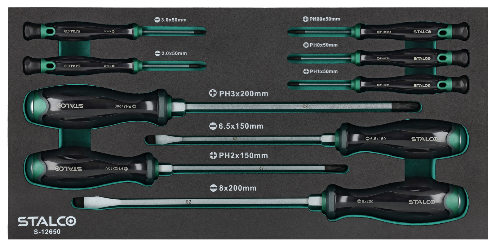 Stalco S-12650 Wkrętki do pobijania i precyzyjne