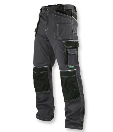 Stalco S-44423 Spodnie robocze szaro-czarne roz M