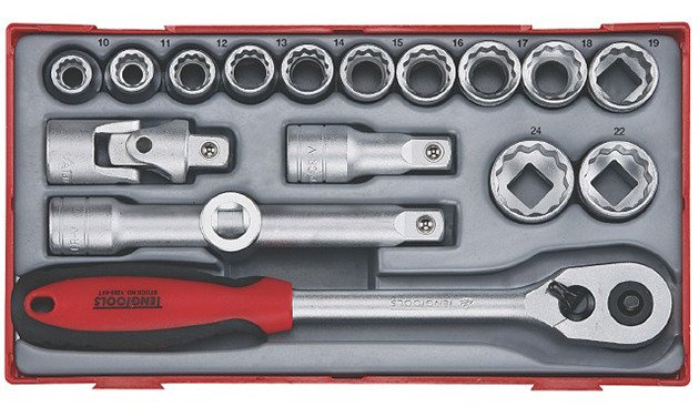 TENG TOOLS TT1218 KLUCZE NASADOWE 1/2 10-24mm