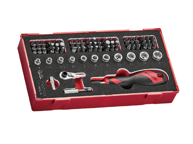 Teng Tools TEAMDQ78 Zest grotów wkrętakowych 78 el