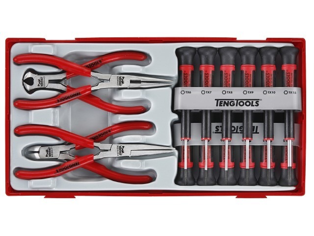 Teng Tools TTMI16 16 elementowy Wkrętaki, szczypce