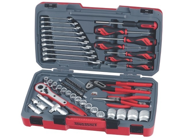 Teng Tools Zestaw kluczy nasadowych 1/2'' 68 el