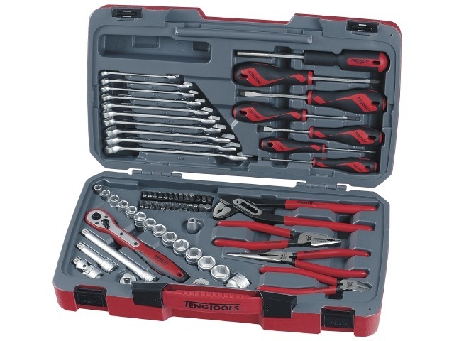 Teng Tools Zestaw kluczy nasadowych 3/8'' 67 el