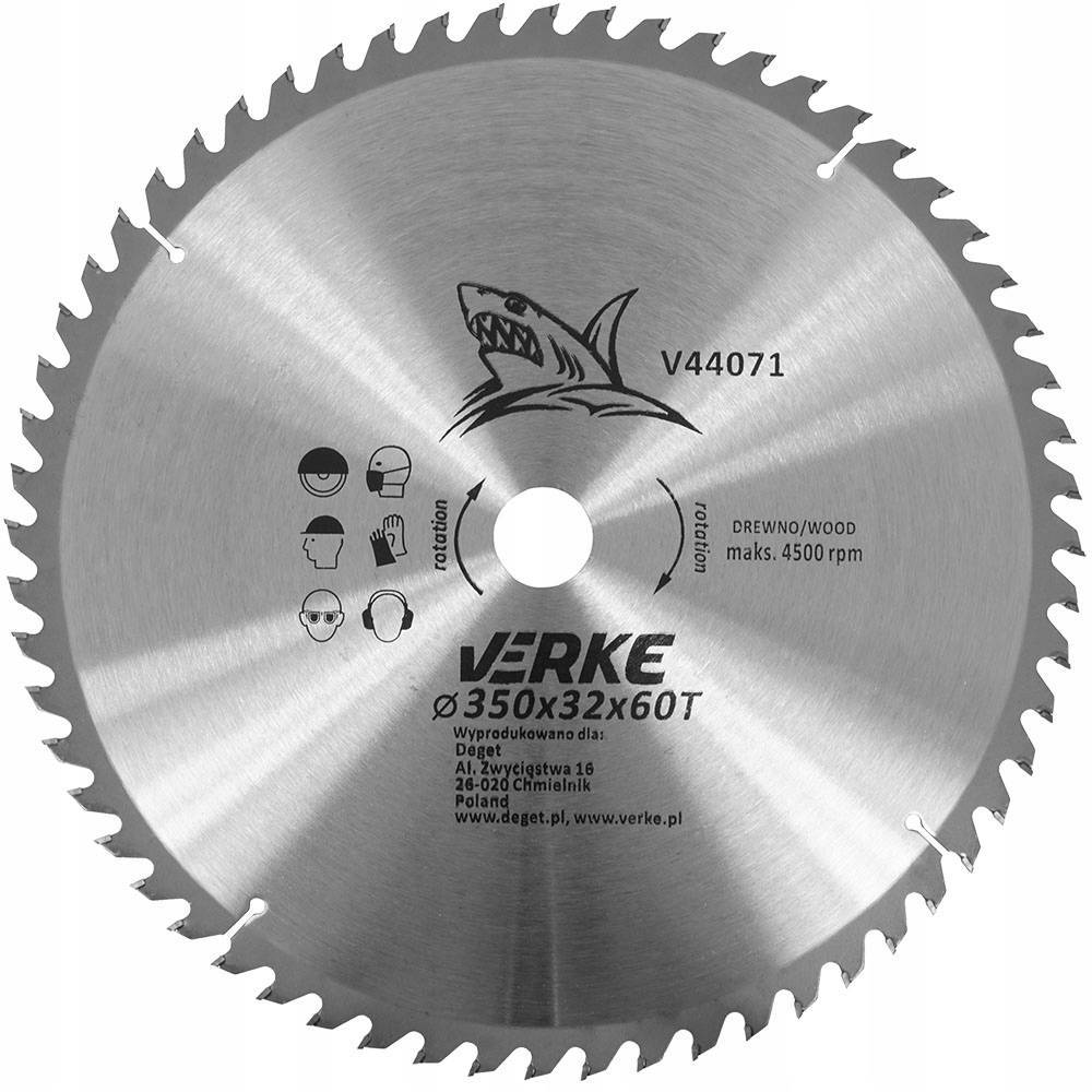 Verke V44071 Tarcza widiowa 350mm 60T 32mm