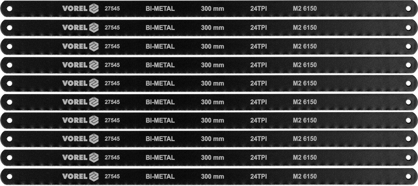 Vorel 27545 Brzeszczot bimetalowy, 10szt.