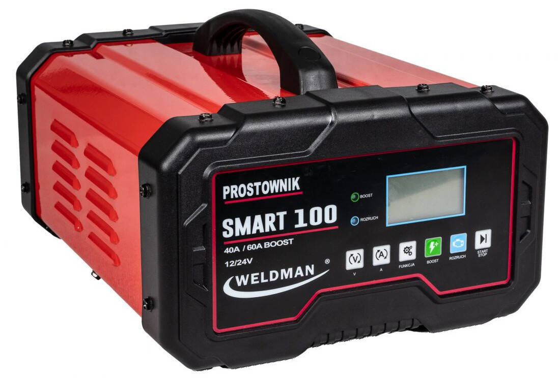 Weldman 104531 Prostownik z rozruchem SMART 100