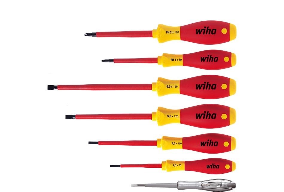 Wiha 00834 Wkrętaki SoftFinish 7-cz.