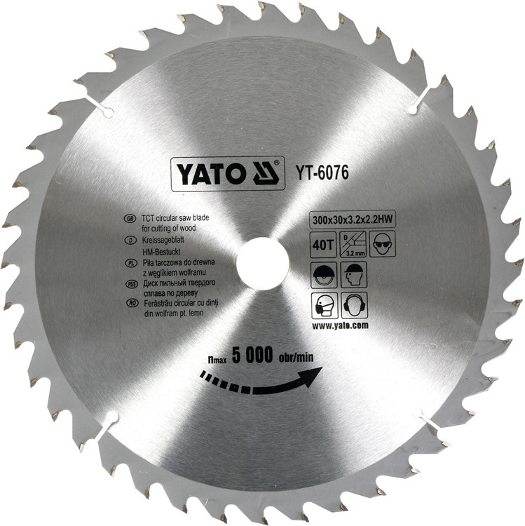 YATO YT-6076 PIŁA TARCZOWA 300X30MM Z 40