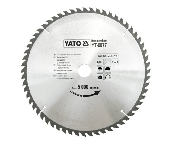 YATO YT-6077 PIŁA TARCZOWA 300X30MM Z 60