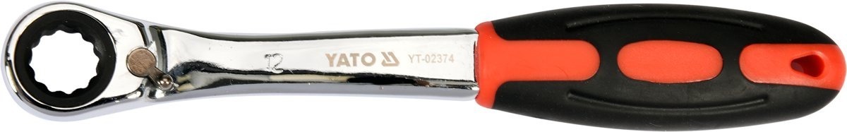 Yato YT-02374 Klucz oczkowy odgięty grzechotk 12mm