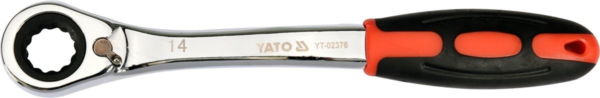 Yato YT-02376 Klucz oczkowy odgięty grzechotk 14mm