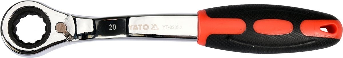 Yato YT-02382 Klucz oczkowy odgięty grzechotk 20mm