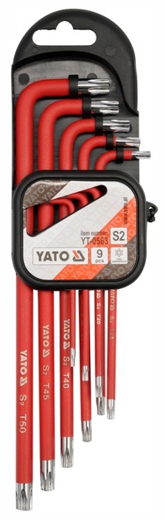 Yato YT-0563 Klucze imbusowe powlekan Torx T10-T50