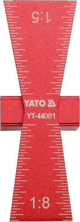 Yato YT-44081 Szablon jaskółczy ogon pełny