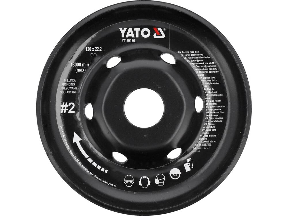 Yato YT-59156 Tarnik frez promieniowy 120X13mm Nr2