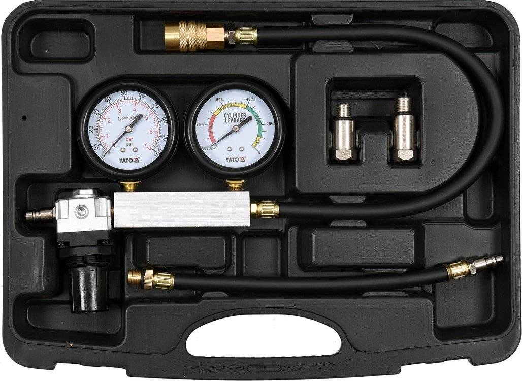 Yato YT-73055 Tester szczelności cylindrów 4 el